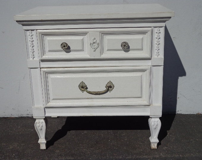 Vintage Dixie Nightstand Hollywood Regency Night Stand Bedside Etsy