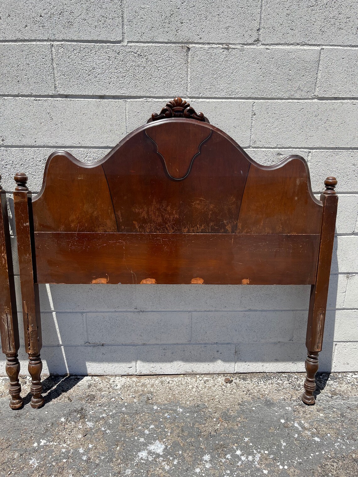 2 Twin Headboards Antique Victorian Shabby Chic French Etsy