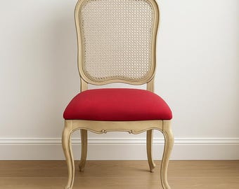 Antique Vanity Chair French Provincial Boudoir Seating Bedroom Pink Glam Shabby Chic Victorian Boho Tufted Tufting Carved Regency Bench Seat