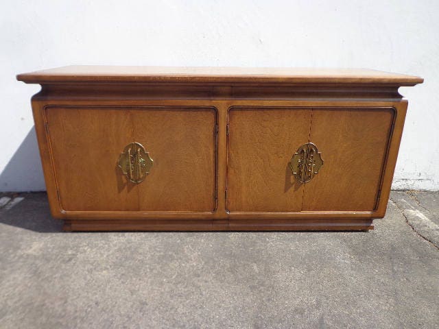 Console Cabinet Storage James Mont Asian Regency Chinoiserie