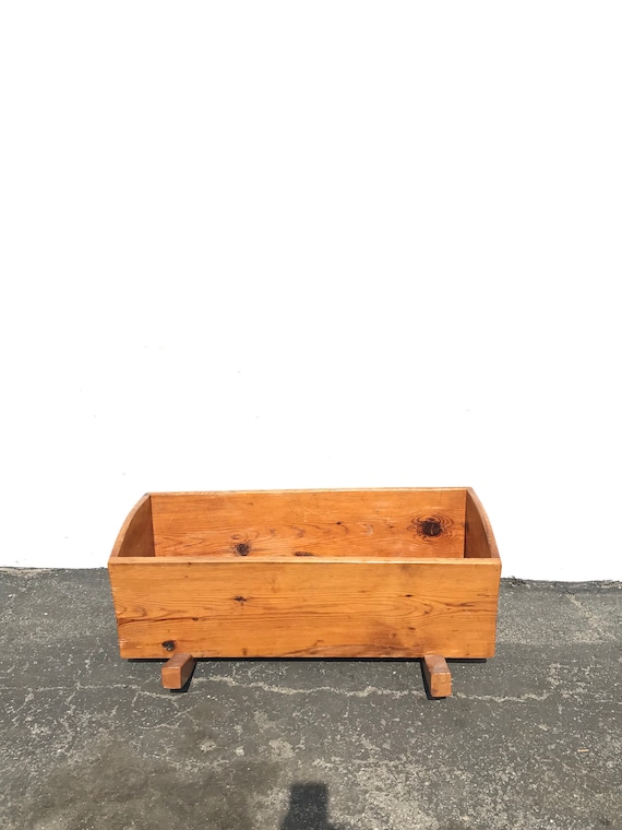 Handmade baby cradle, solid pine wood, Country Style - Original