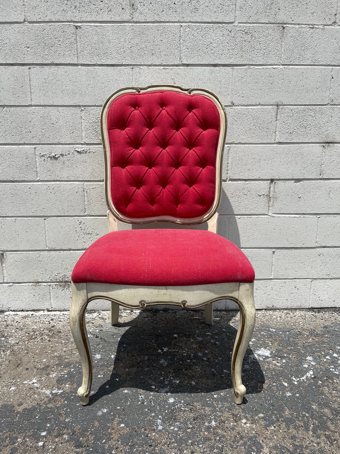 Antique Vanity Chair French Provincial Boudoir Seating Bedroom Etsy