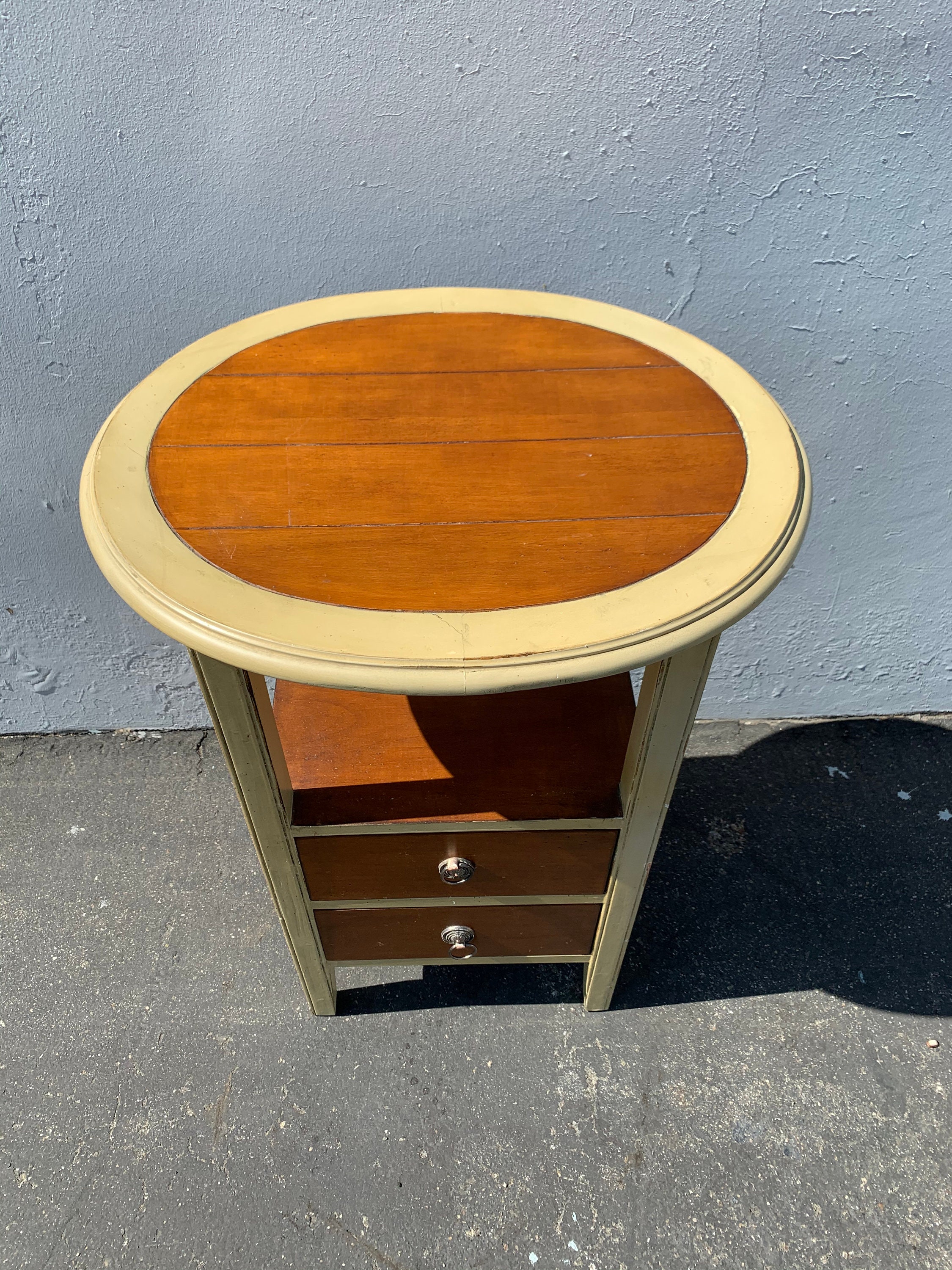 Antique Nightstand Traditional Wood Bedside Table Bedroom Storage