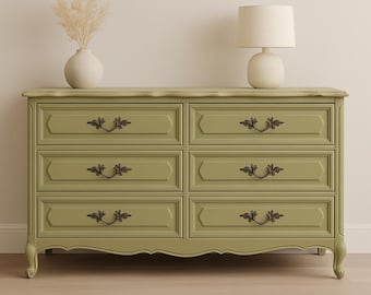 French Provincial Dresser by Henry Link Chest of Drawers Bedroom Furniture CUSTOM PAINT Available