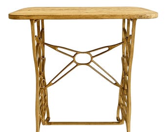 Antique Sewing Table Vanity: Shabby Chic Regency Writing Desk