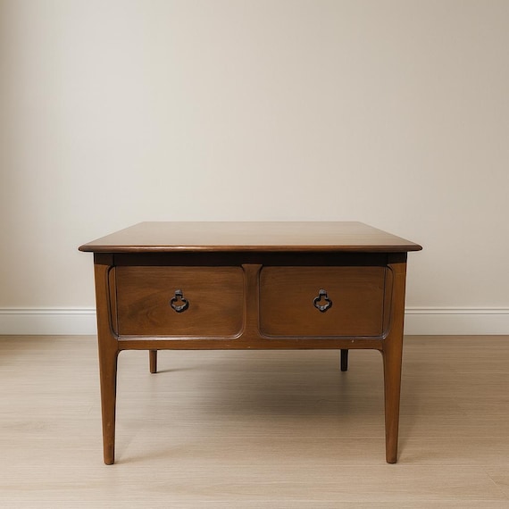 Mid Century Modern Table Mersman Furniture Wood Accent Side Table