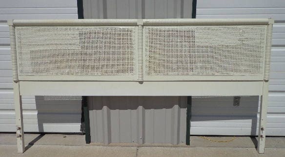 Headboard Cane Dixie Wicker King Bed Bedroom Furniture