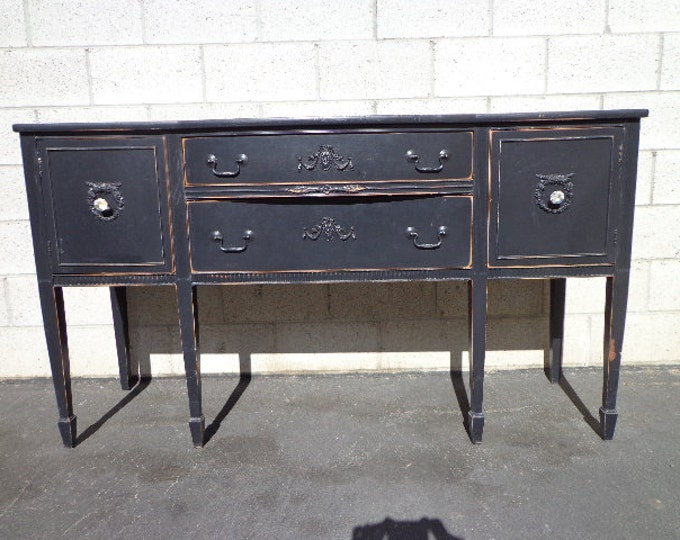 French Provincial Buffet Credenza Dresser Chest of Drawers Server Hutch