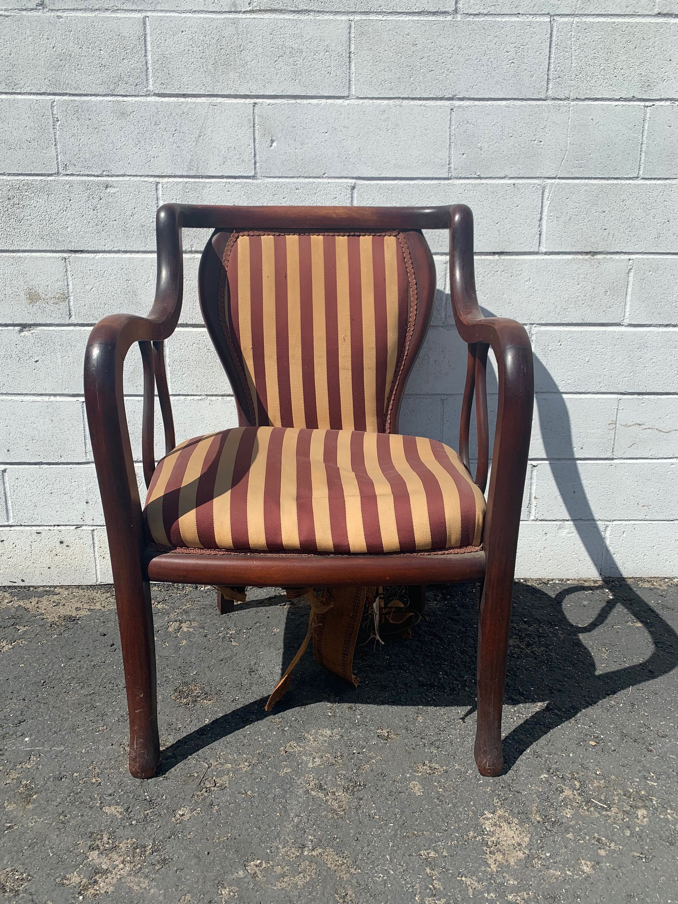 Antique Armchair Wood Chair Traditional Victorian Vintage