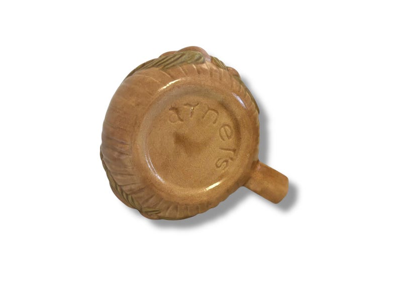 VINTAGE: Ceramic Mushroom Mug Arnel Hand Painted Cottagecore Whimsical Forest Drinking Dining Tea Coffee image 3