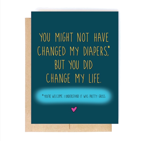 Funny Father's Day Card -  Stepdad Card - Stepmom Card - Bonus Mom Card - Bonus Dad Card - Card for Stepdad - Card for Stepmom - My Life.