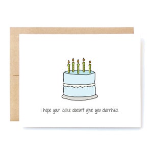 Funny Birthday Card - Birthday Card for Friend - Mom Birthday - Dad Birthday - Diarrhea.