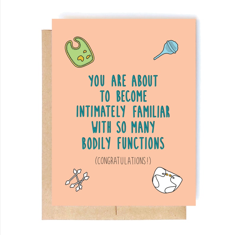 Funny Pregnancy Card Pregnancy Card Familiar. Etsy