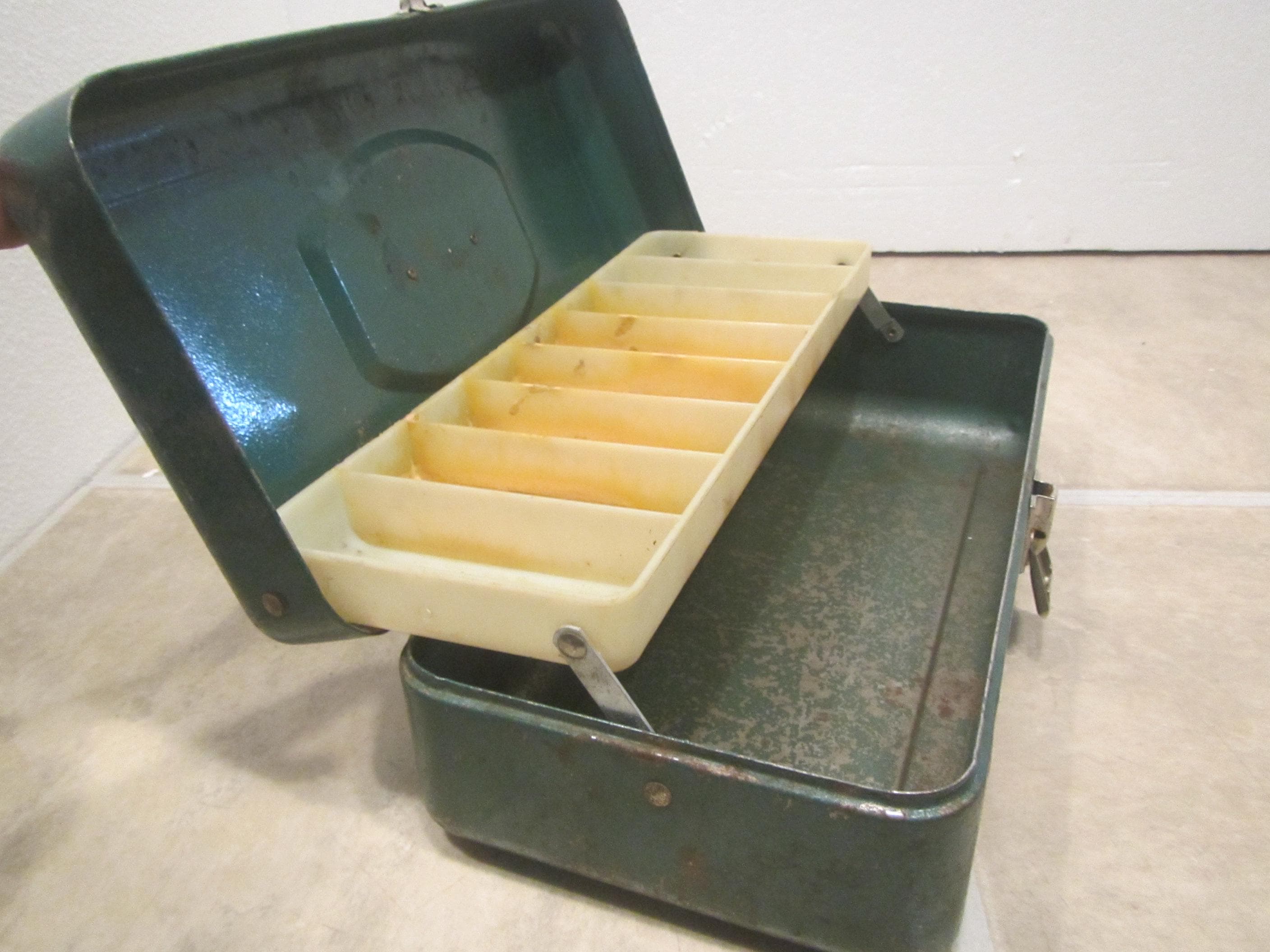 Metal Fishing Tackle Boxes - Etsy Metal Fishing Tackle Boxes - Etsy
