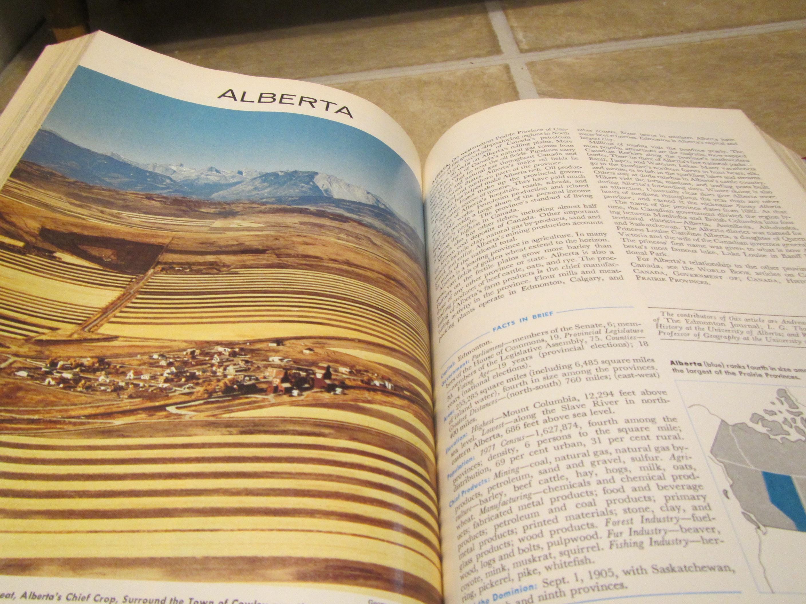 World Study Book 1973 Complete Set of 22 WORLD BOOK ENCYCLOPEDIAS A Thru Z Plus Study ...