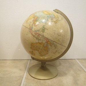 REPLOGLE WORLD CLASSIC Series 12 Inch Diameter Globe *  world globe* #2,  metal arm, ** Free Shipping **
