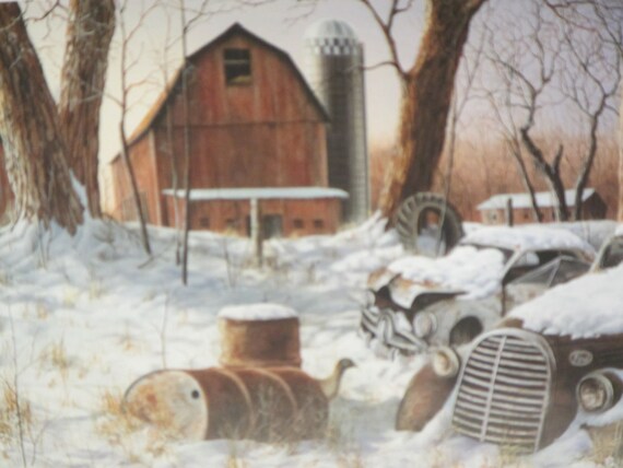 Winter Haven Print By Jim Hansel Framed And Matted Under Etsy
