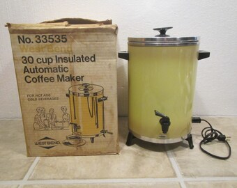 30 Cup Coffee Maker - Etsy