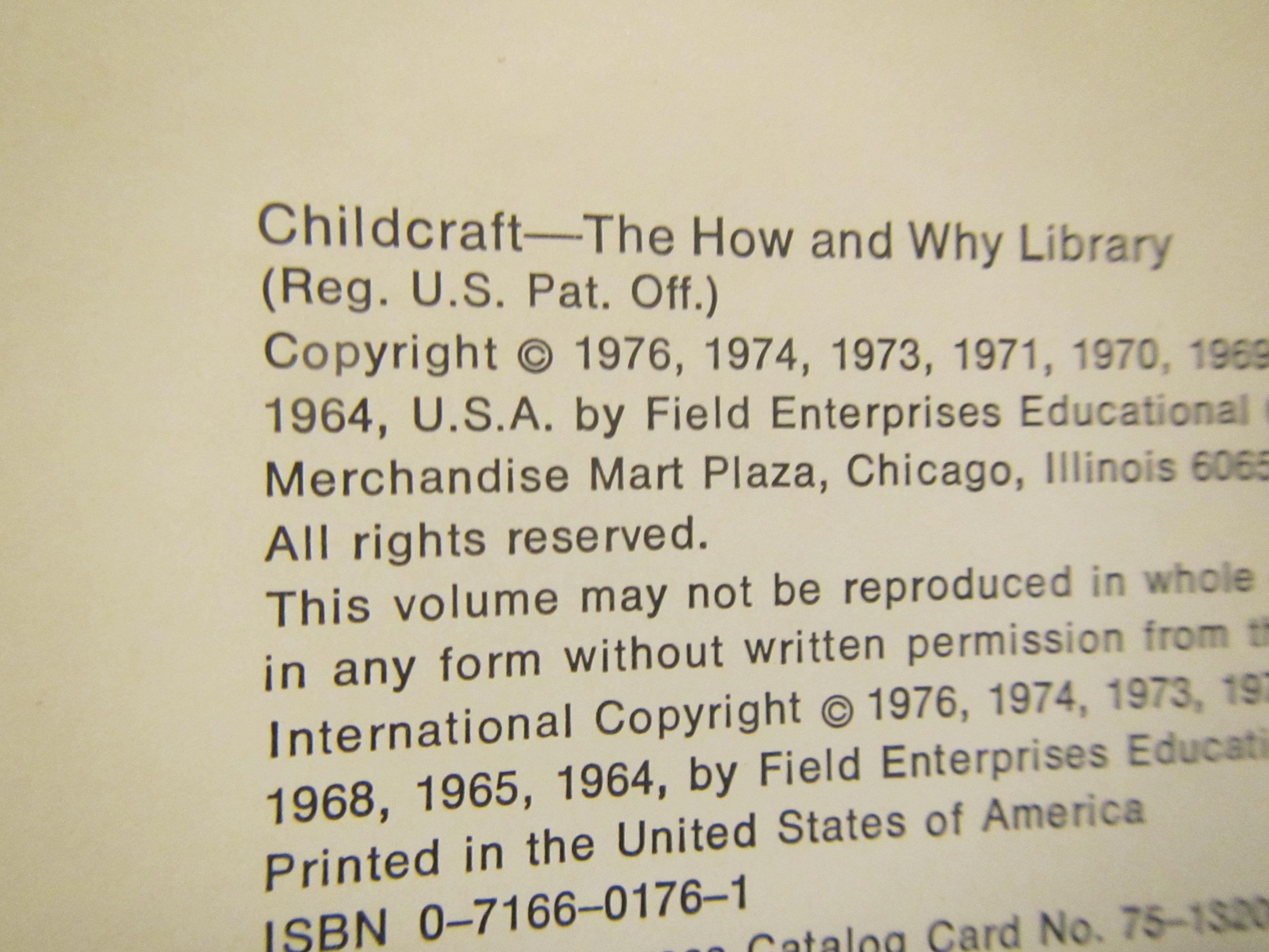 1976 Childcraft the How and Why Library 15 Volume Set 1976 Childcraft the How and Why Library 15 Volume Set