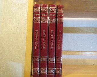 WORLD BOOK ENCYCLOPEDIA Science Yearbooks , Red * Choice of 1981,82,83,86 or 1988 yearbook