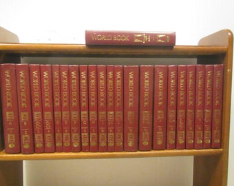 1994 WORLDBOOK Encyclopedia Complete 22 volume set A thru Z , and guide, World book , reference books * black and maroon set *FREE SHIPPING*