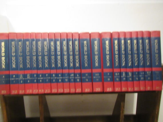 1973 Complete Set of 22 WORLD BOOK ENCYCLOPEDIAS A Thru Z Plus