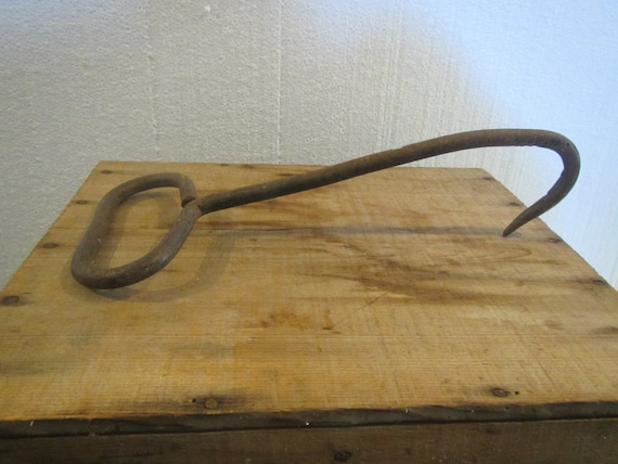 Vintage Hay Bale Hook, Hay Hook, Bale Hook, Farm Tool , Multi