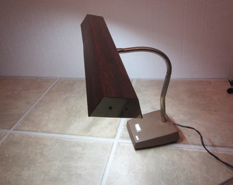 Tensor Florescent Goose neck Lamp, Desk Lamp, reading lamp,  lamp, lite, light, Industrial look desk lamp