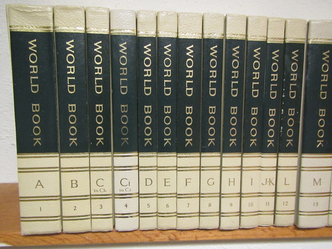 1970 WORLD BOOK ENCYCLOPEDIA Set 20 volumes AZ reference Etsy