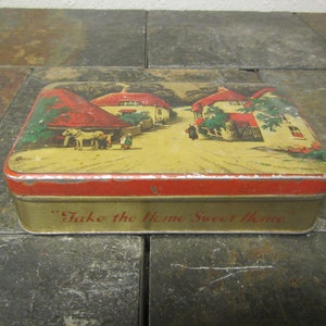 vintage  BLUE BIRD TOFFEE Tin box * Decorative Gift box * Harry Vincent Ltd Hunnington near Birmingham England