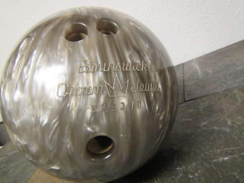 Brunswick Crown Jewel Bowling Ball & AMF Carrying Case 15 Etsy