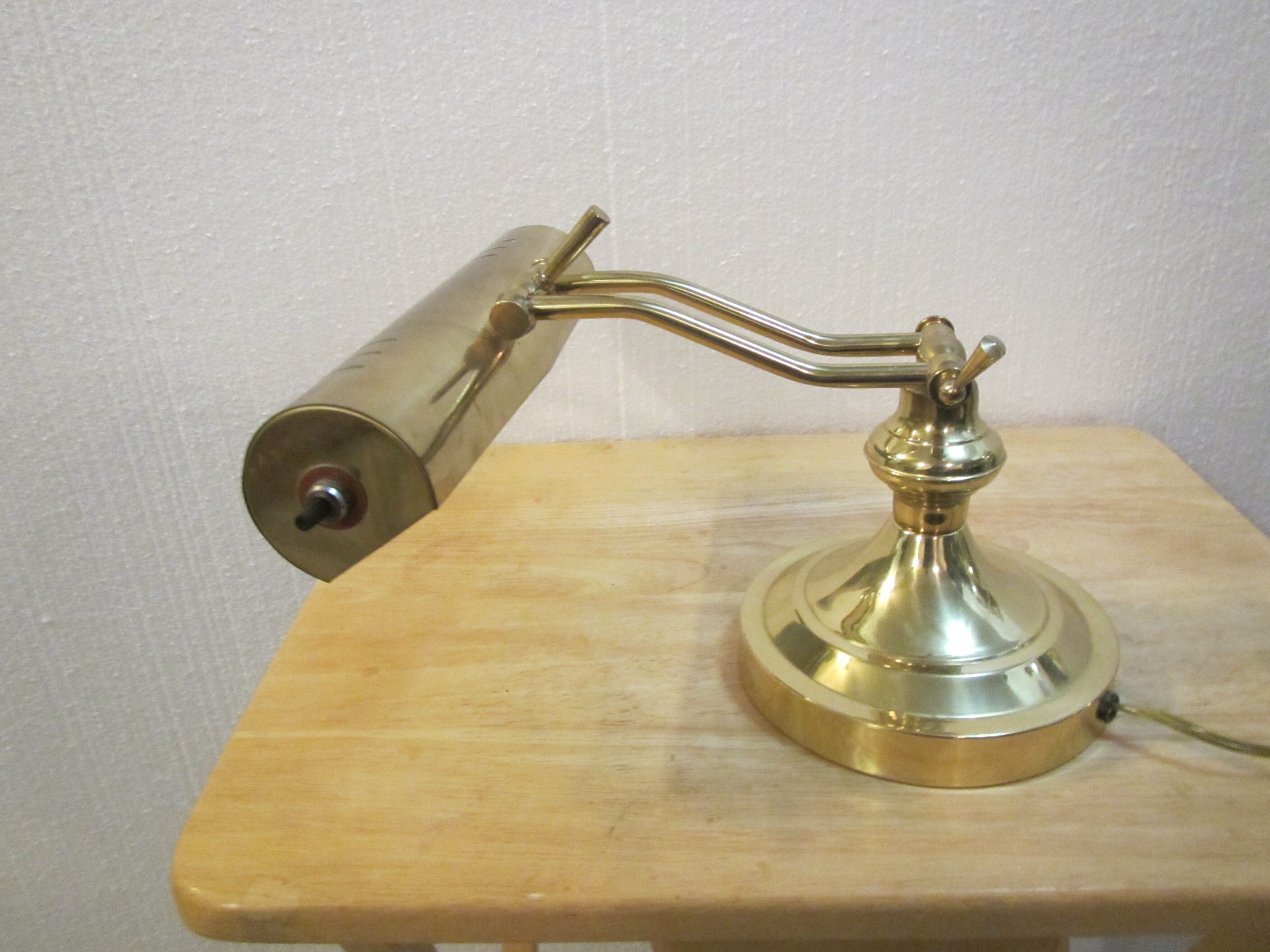 Vintage on sale piano lamp