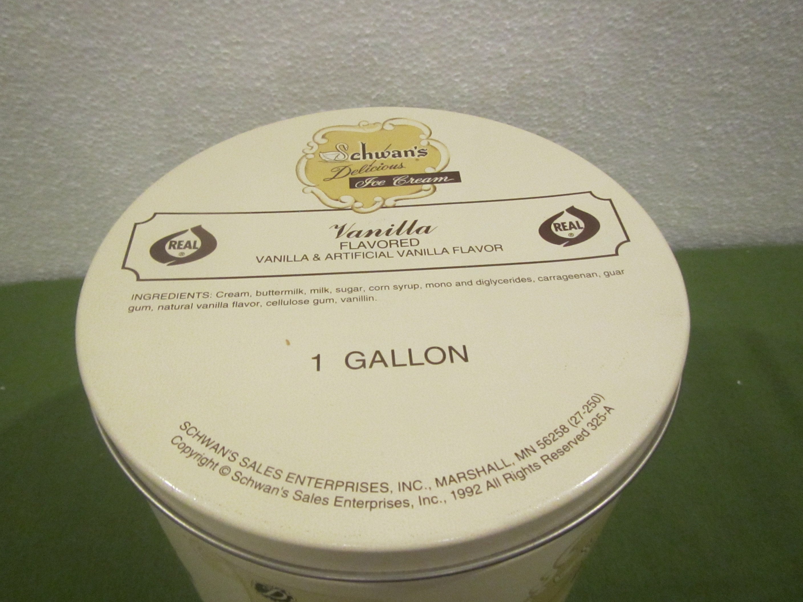 Schwans Ice Cream 1 Gallon Tin Container Schwan's Etsy UK