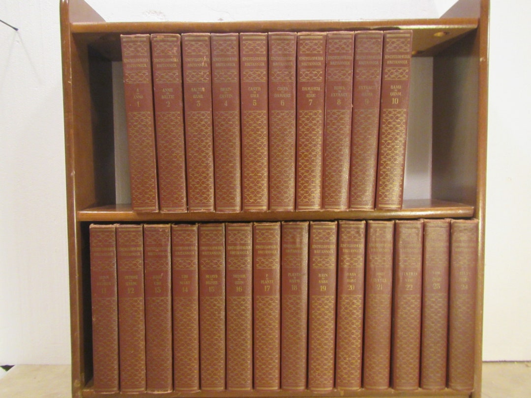 1946 Encyclopedia BRITANNICA 24 Volume Set A Thru Z Plus Index , Large ...