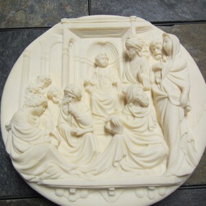 Plate &quot;Cristo Fra I Dottori Della Legge &quot; &quot;Le Porte Del Ghiberti &quot;-&quot; Christ Among the Doctors&quot; Collectors Plate
