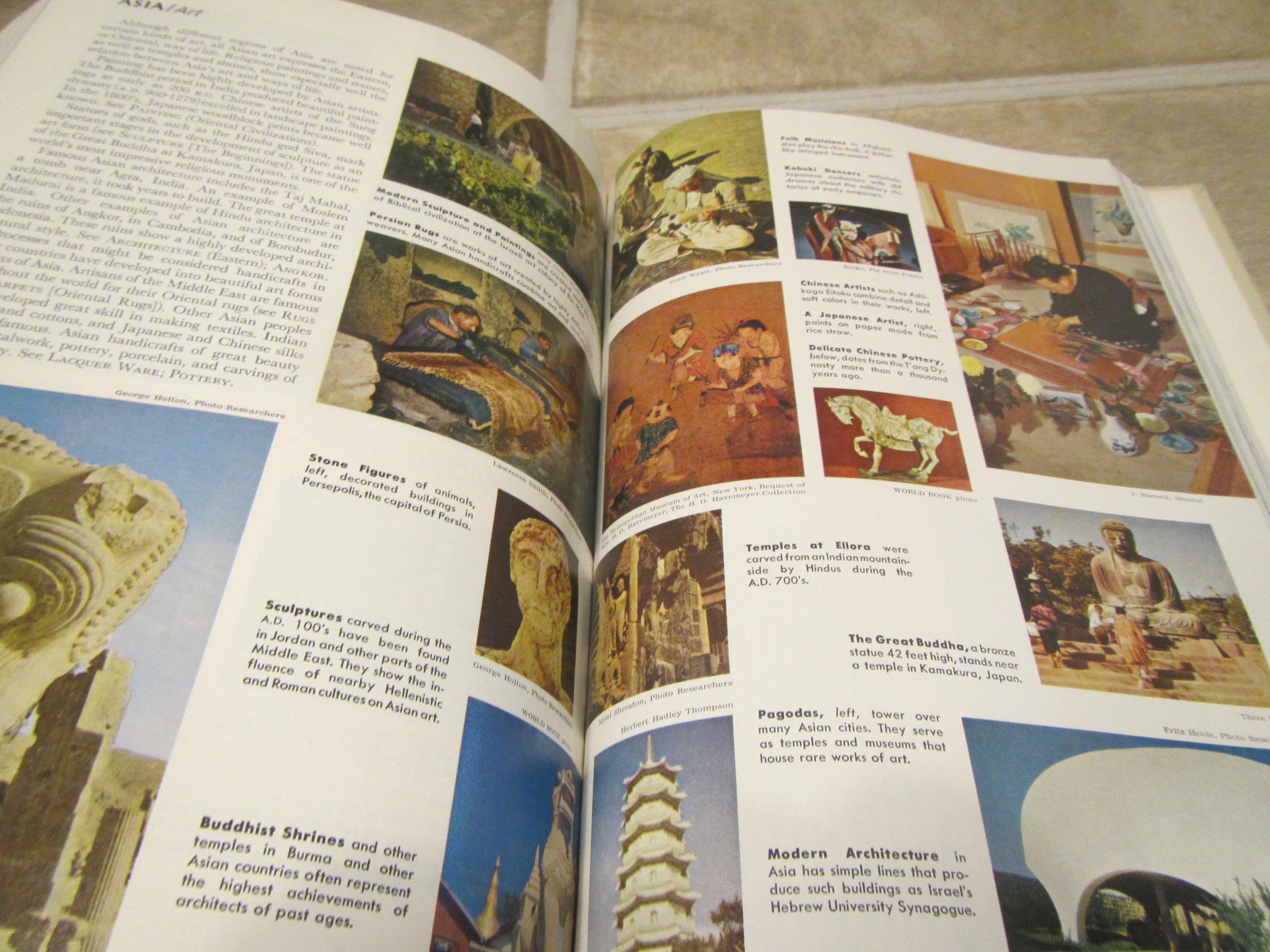1969 Complete Set of 20 WORLD BOOK ENCYCLOPEDIA Set, A Thru Z