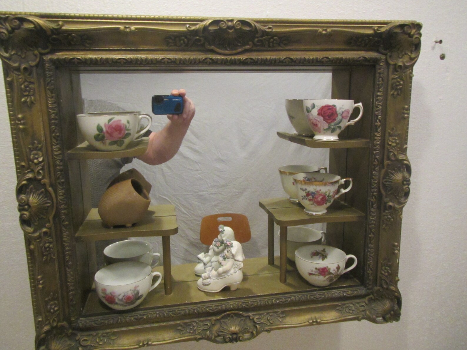 Mirrored Shadow Box Mirrored Shelf Shadow Box Hangs on Etsy