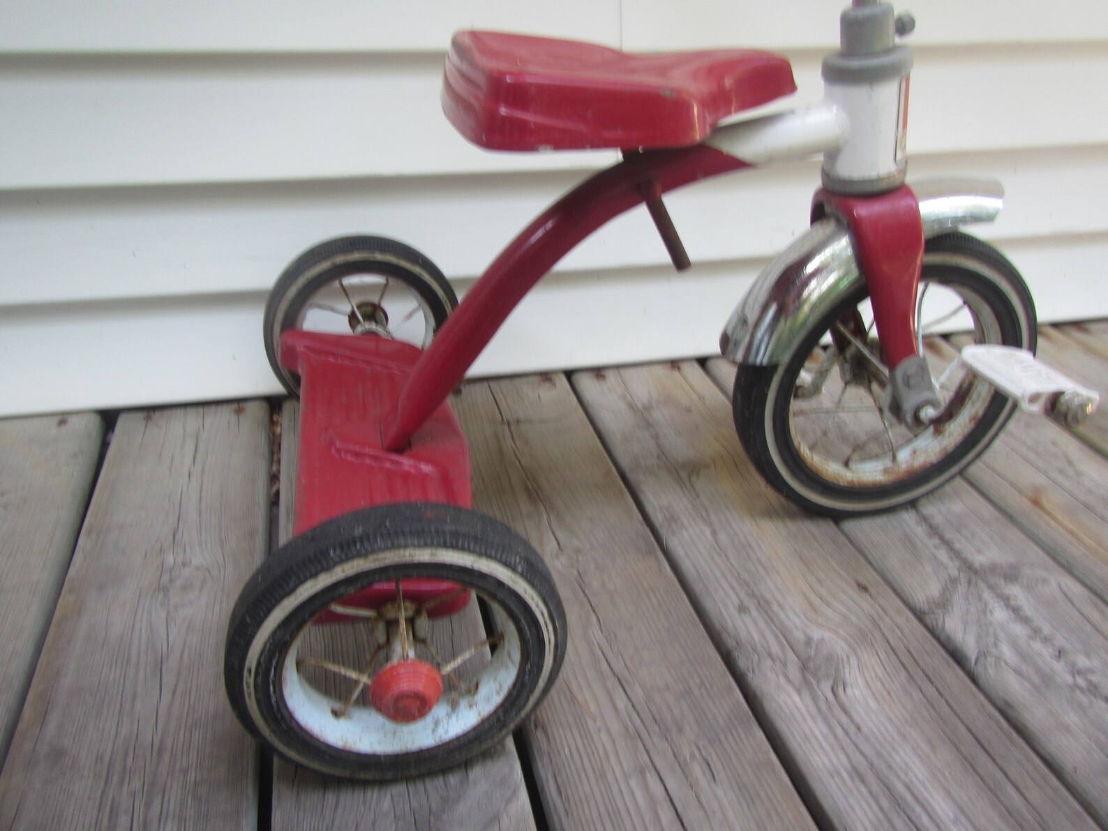 Retro Red AMF Junior Tricycle Trike Hard Rubber Tires With - Etsy