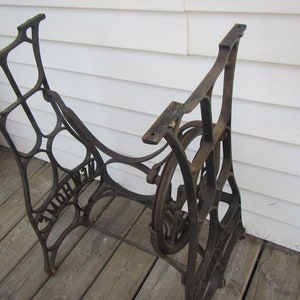 Antique NEW HOME Treadle Sewing Machine Base, table base, Cast Iron Sewing machine base, Table Base, #CIB-2** early 1900s** Free Shipping