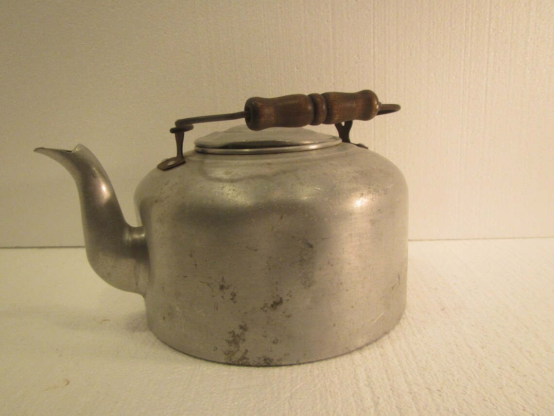 Old Royal Aluminum Tea Kettle Old Tea Pot Rustic Tea Etsy