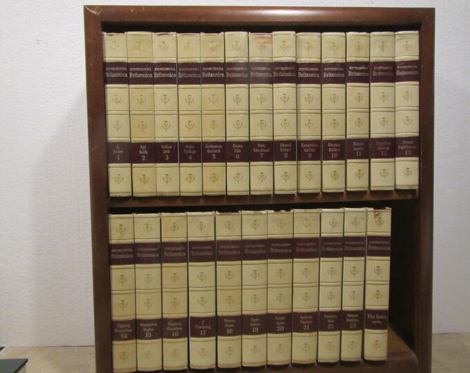 1968 Encyclopedia BRITANNICA 24 Volume Set A Thru Z Plus Index , Large
