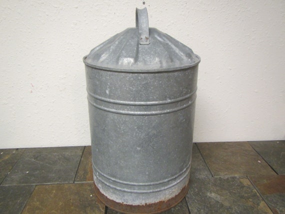 Galvanized Zinc Chicken Feeder Trough 15 Inch Antiques Antiques