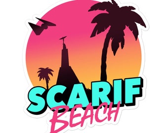 Star Wars Rogue One Scarif Beach Sticker
