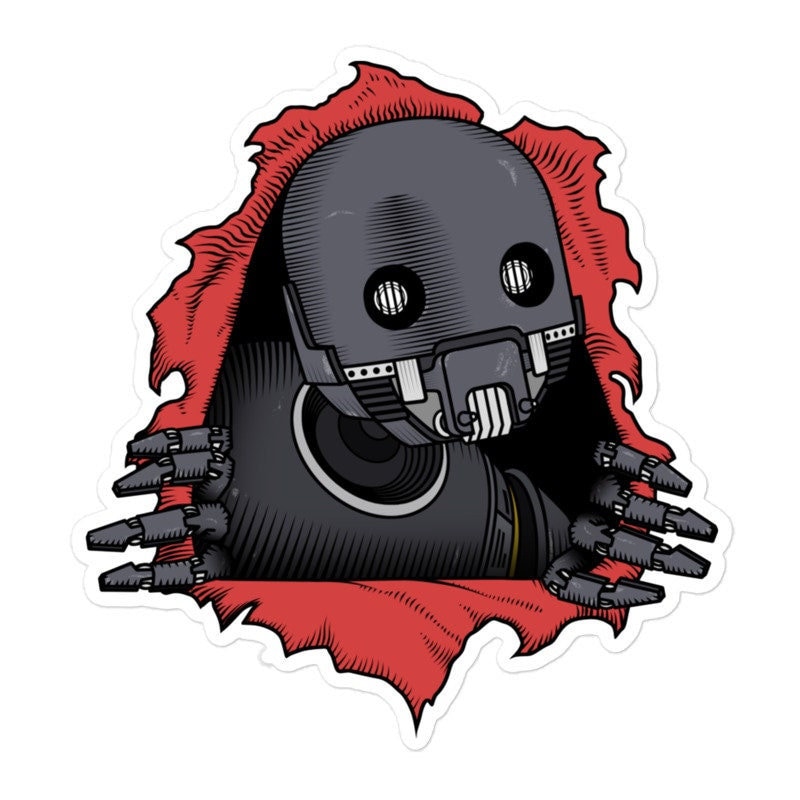 Star Wars Rogue One K-2SO Ripper Sticker