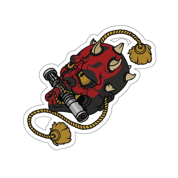Darth Maul Hanya Kiss-Cut Stickers, Star Wars Sticker, Japanese Style Decal, Laptop Decal, Vinyl Stickers