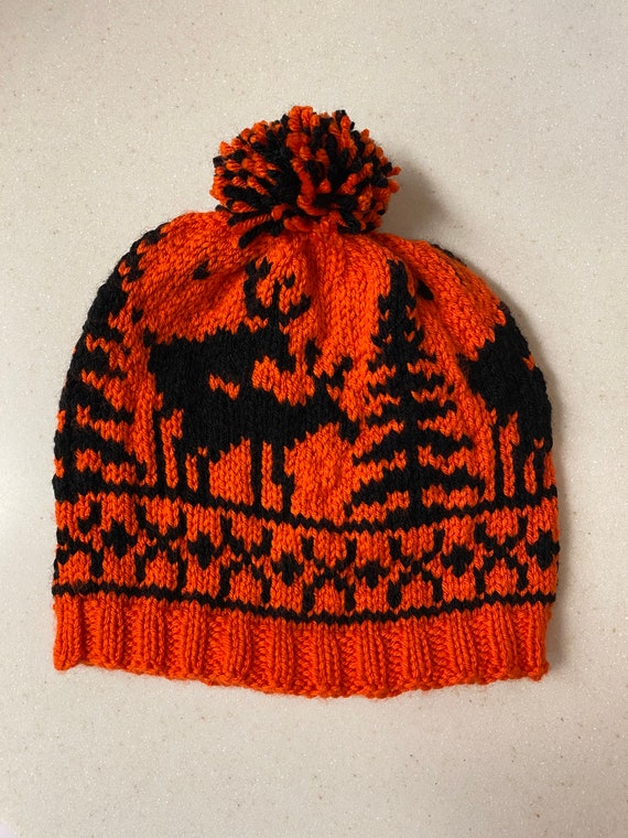 Fornicating Deer Knit Hat Pattern - Etsy