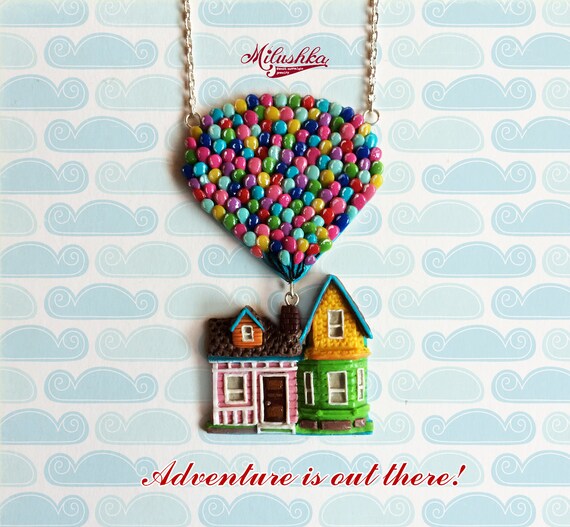 Disney Pixar Film Charakter Ballon Inspiriert Halskette Etsy
