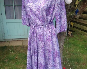 Vintage 70's Lilac Loveliness Dress