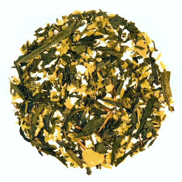 Almond Cookies Tea, Almond Cookies Loose Tea, Gourmet Loose Tea, Flavored Almond Green Tea