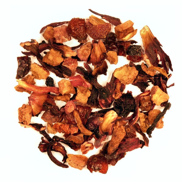 Cranberry Apple Tea, Cranberry Apple Loose Tea, Gourmet Loose Tea, Herbal Tea, Fruit Tea, Tisane, Caffeine Free Tea